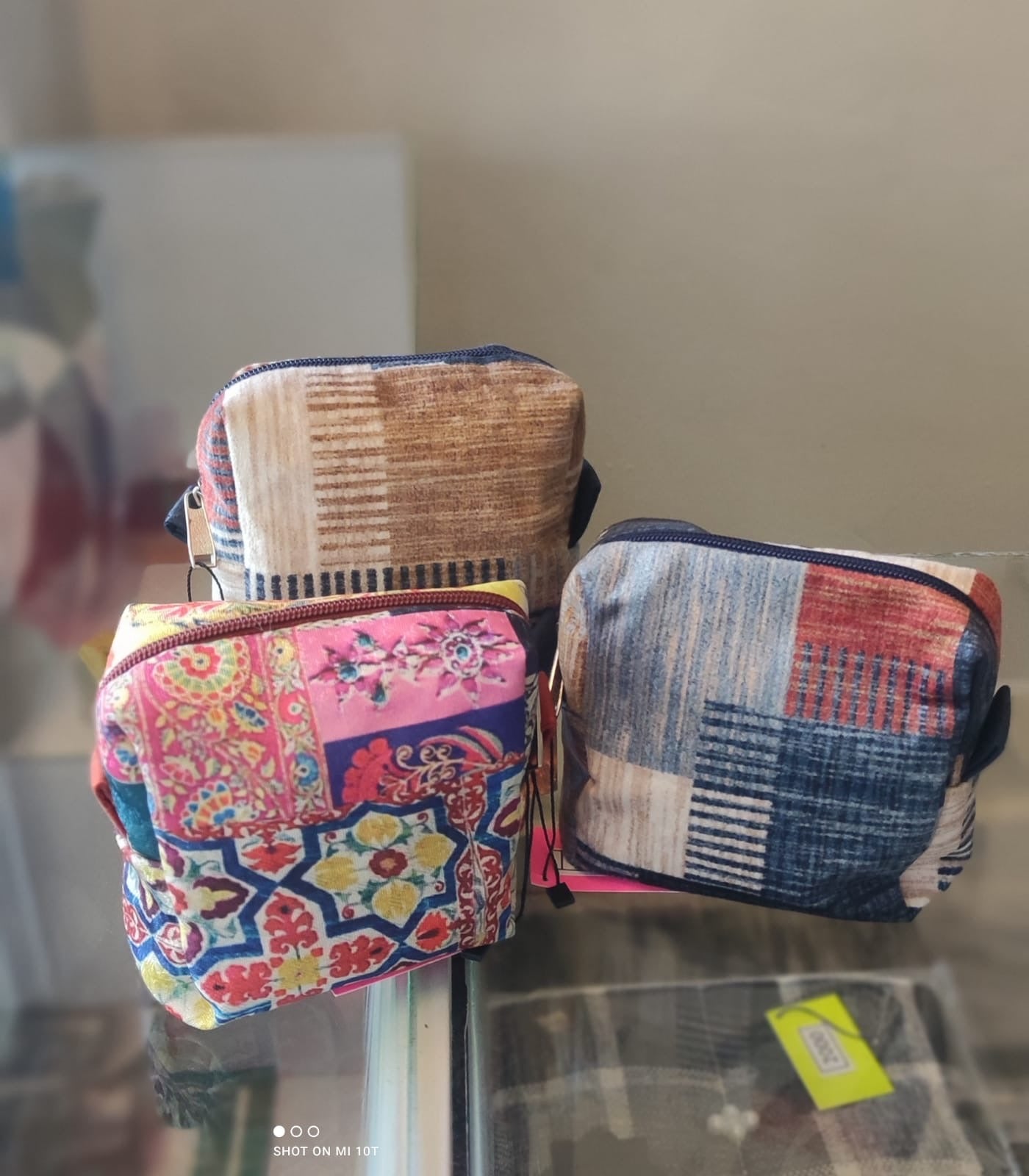 Handcrafted Velvet Small Pouch – Premium Multi-Pattern Travel Organizer (700 Each)