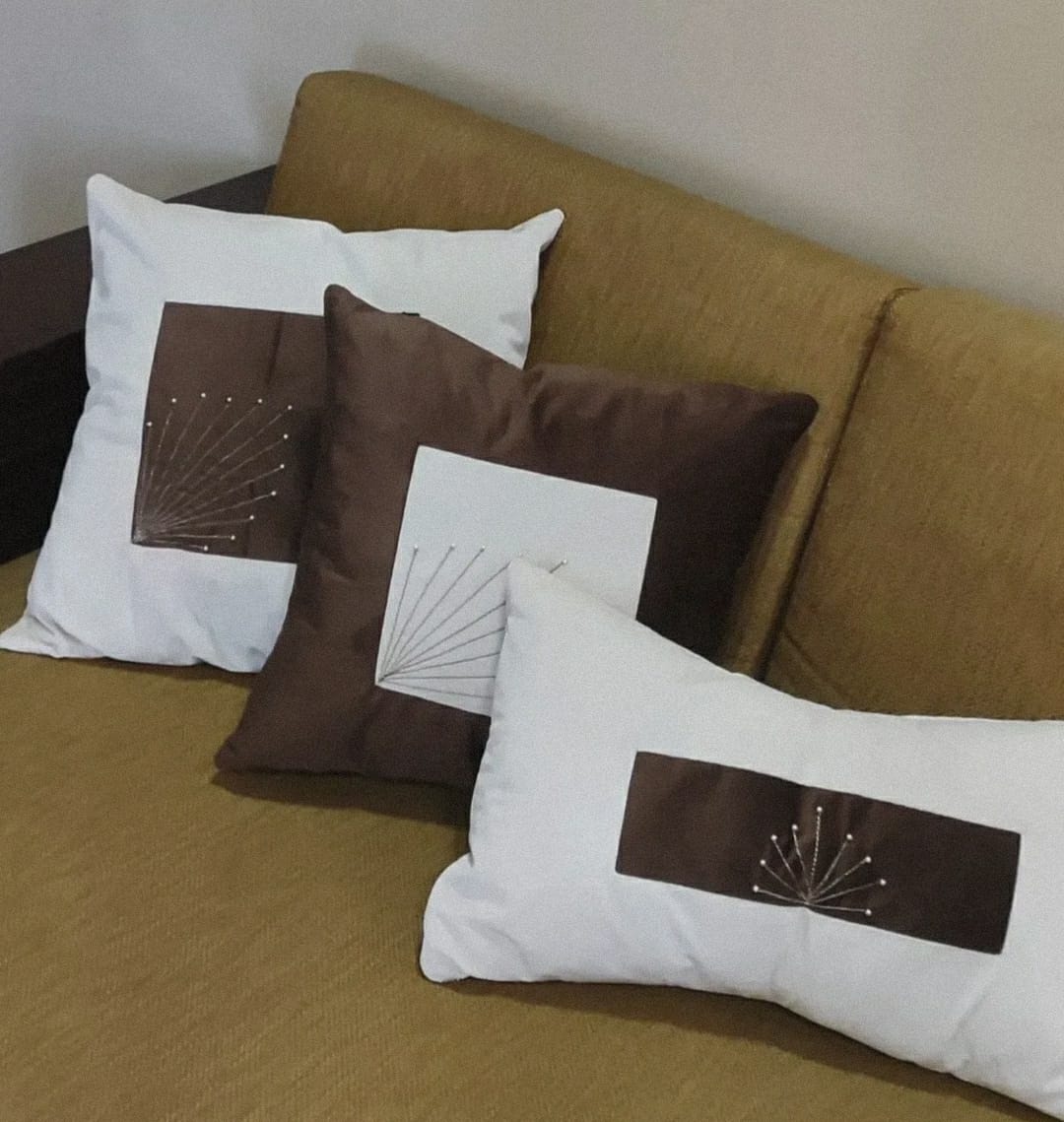 The Trio Suite: Modern Contrast Cushion Set